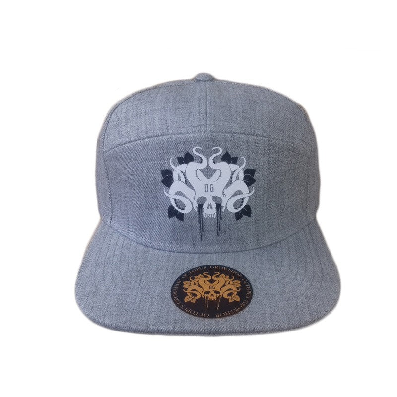 SNAPBACK OCTOPUS 7 PANELS LIMITED EDITION GREY