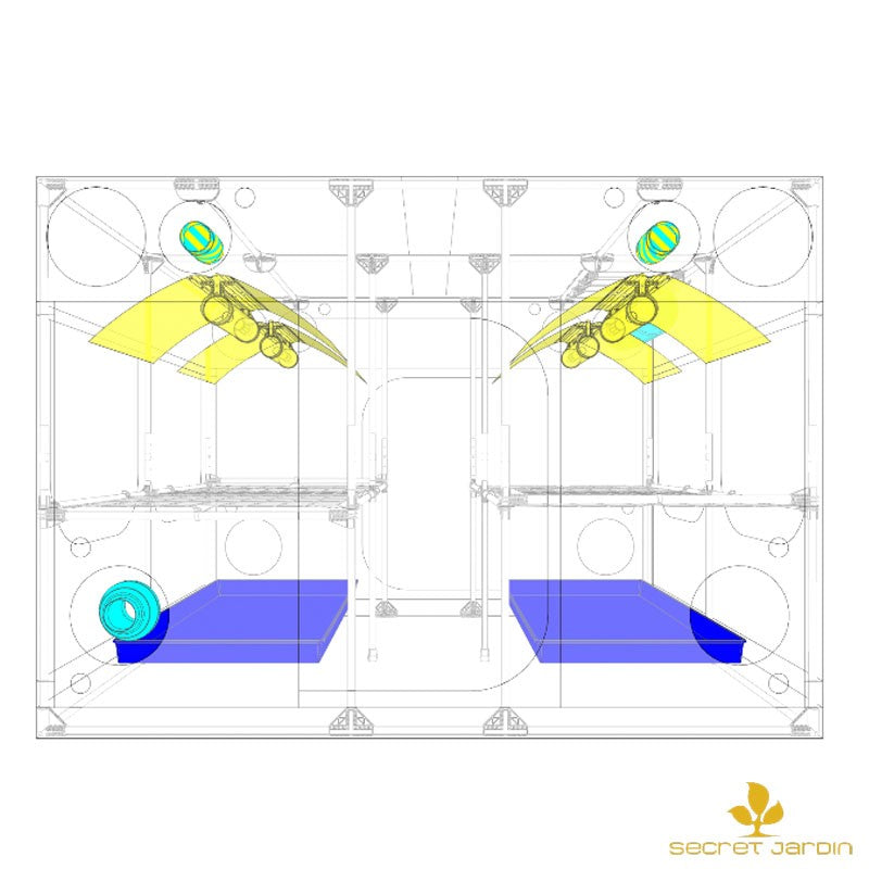 Secret Jardin intense 240x300x215cm