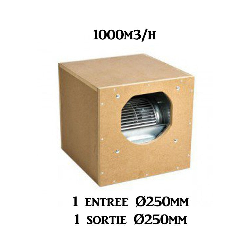 AIR BOX ONE ECO MDF-BOX 43X43X43 1000M3 250MM