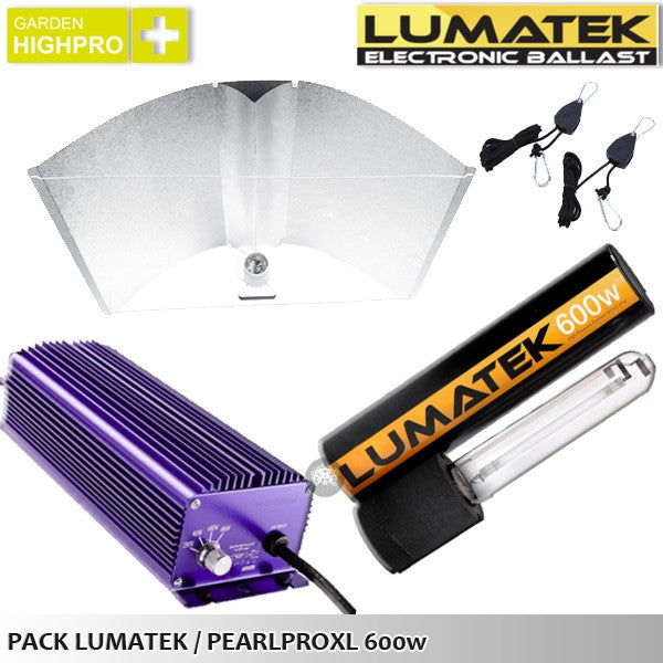 Pack Lumatek 600w + Réflecteur PearlProXL