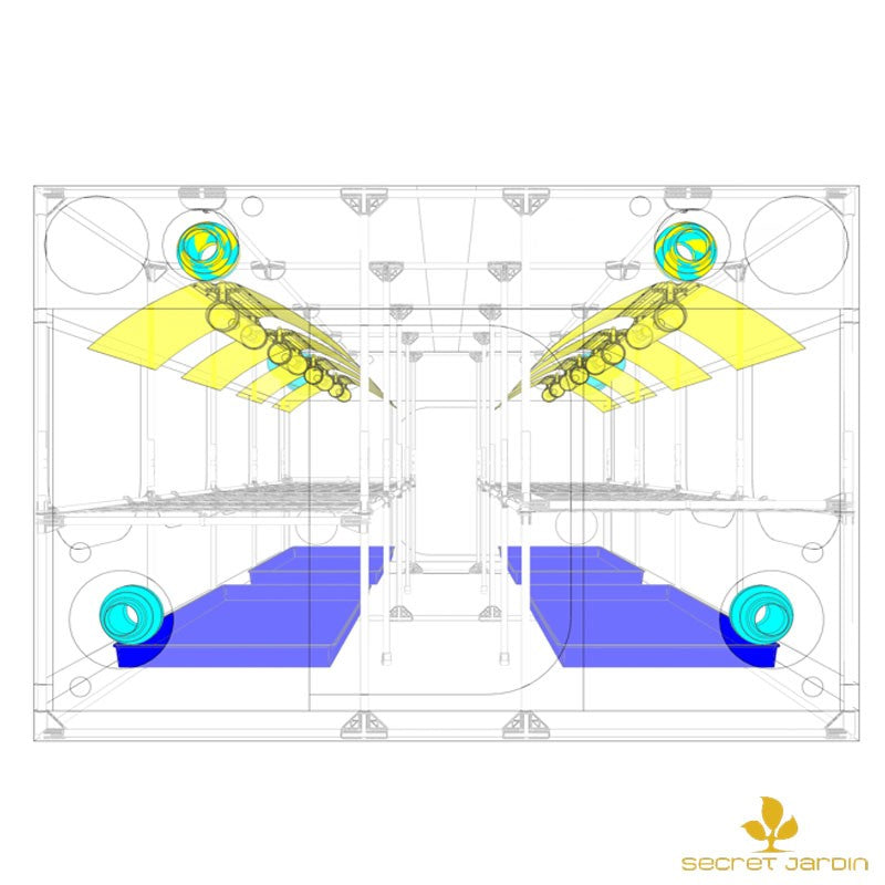 Secret Jardin intense 600x360x242cm