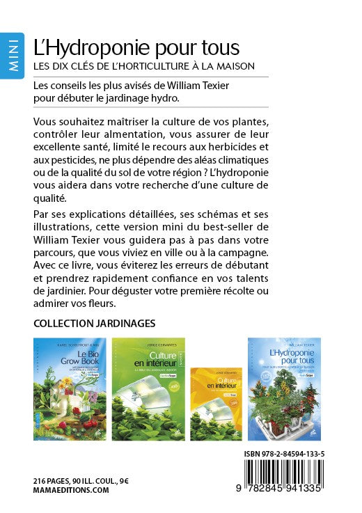4e de couverture livre l'hydroponie pour tous