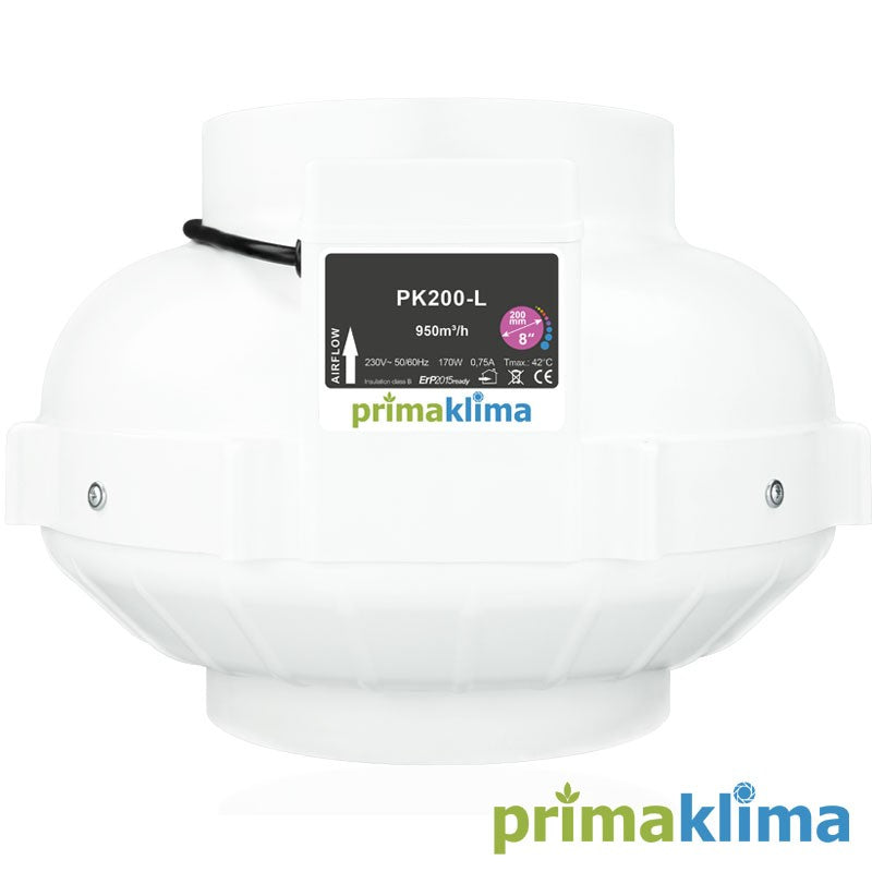 PRIMAKLIMA Extracteur200mm 2 VITESSES 450 / 980 M3/H