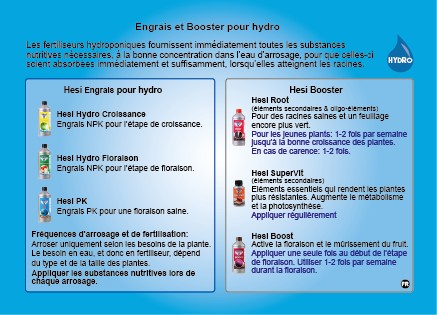 HESI shéma de culture hydro