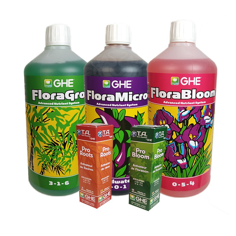 GAMME MINERALE TRI-PART + STIMULATEURS GHE - TERRA AQUATICA