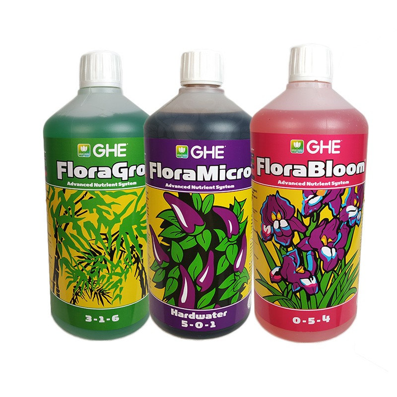 BASE MINERALE GHE TRI-PART 1L ( GRO-MICRO-BLOOM)