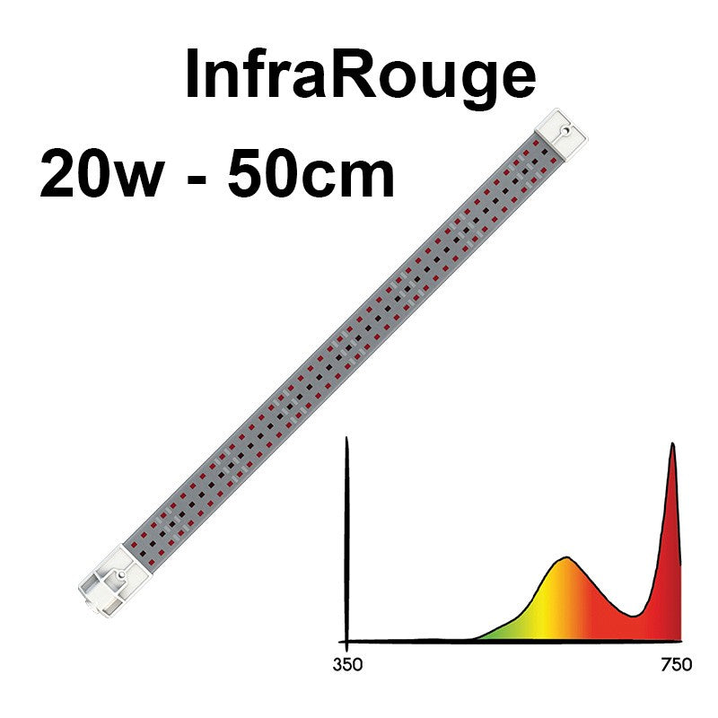 COSMORROW TUBE LED 50cm INFRAROUGE 20W ETANCHE