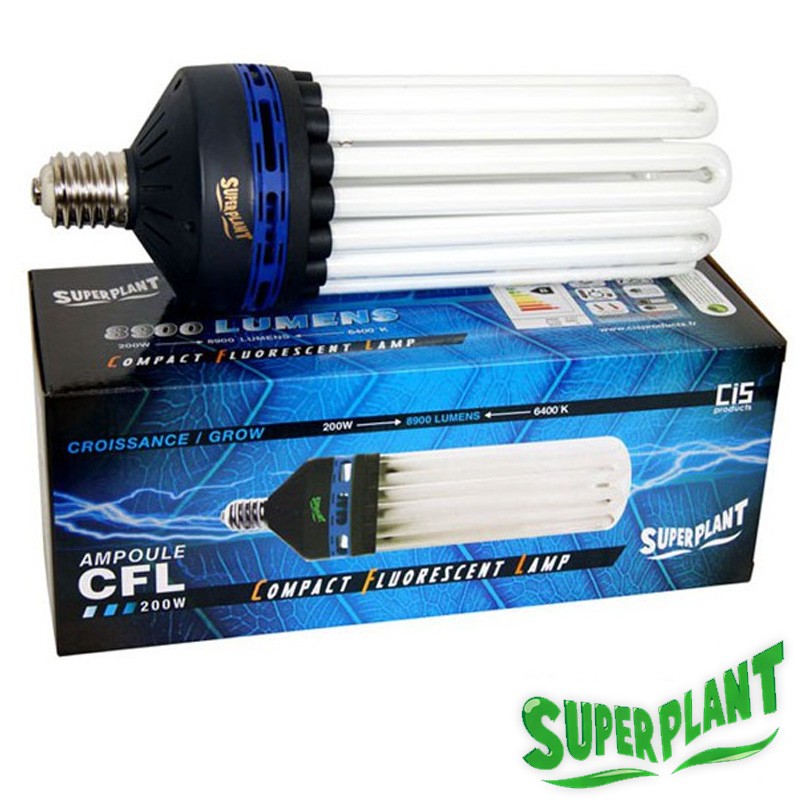 AMPOULE CFL SUPERPLANT V2 200W CROISSANCE