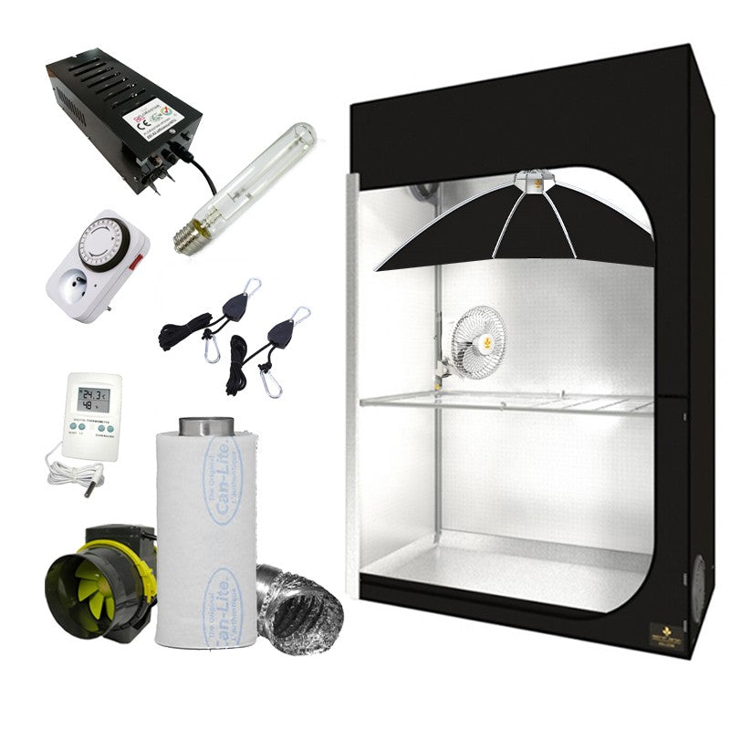PACK 600W COMPLET 150x90 DARK ROOM + REFLECTEUR DAISY