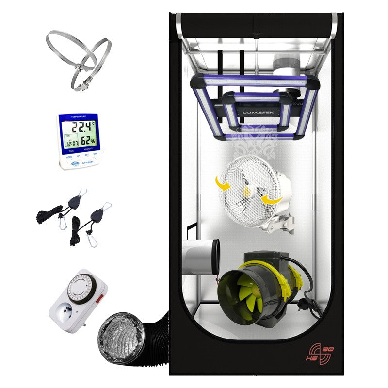 PACK 80x80 LED ATTIS 200W