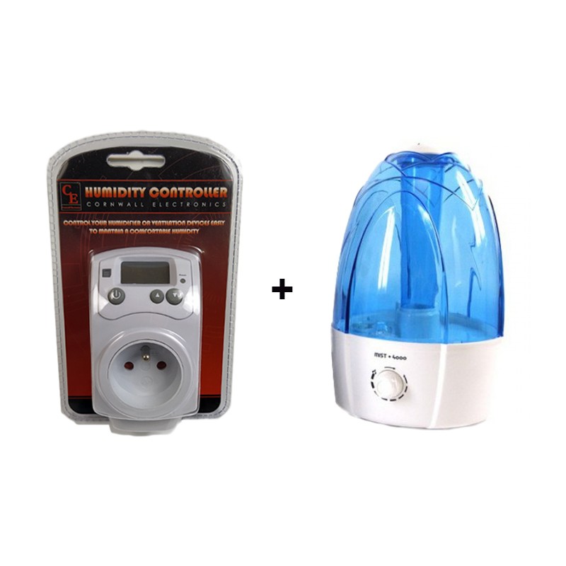 PACK HYGROSTAT ECO + HUMIDIFICATEUR MIST 4000