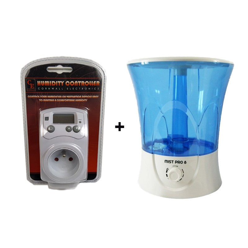 PACK HYGROSTAT ECO + HUMIDIFICATEUR MIST 8000