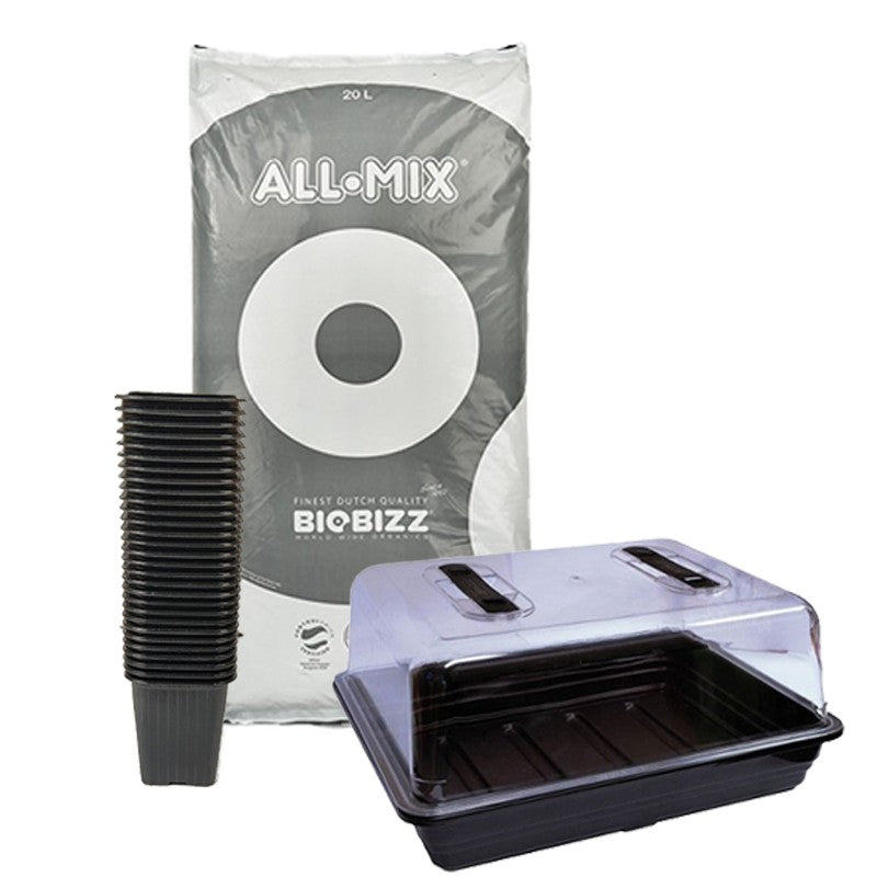 PACK SERRE + 30 POTS + TERREAU