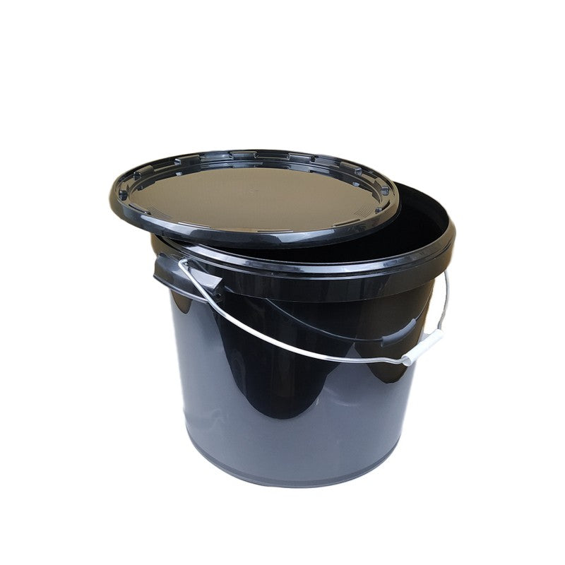 SEAU NOIR 25L + COUVERCLE