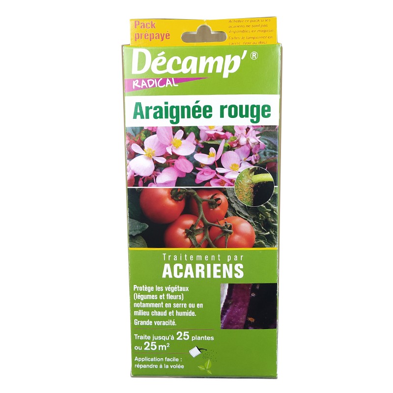 PACK POSTE TRAITEMENT ANTI ARAIGNEES ROUGES, PUCERONS, THRIPS