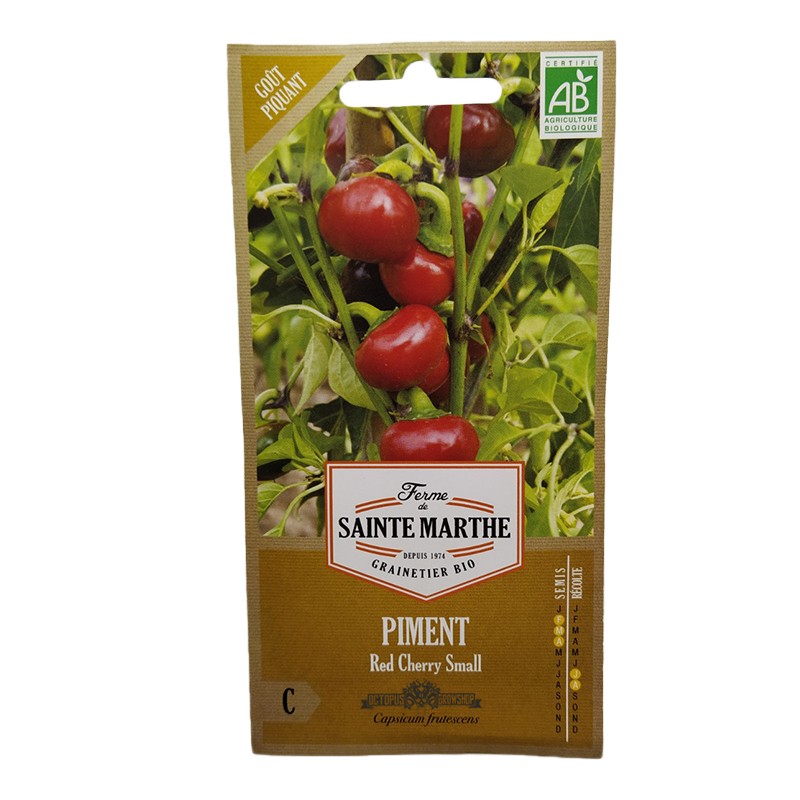 GRAINES BIO - PIMENTS RED CHERRY SMALL