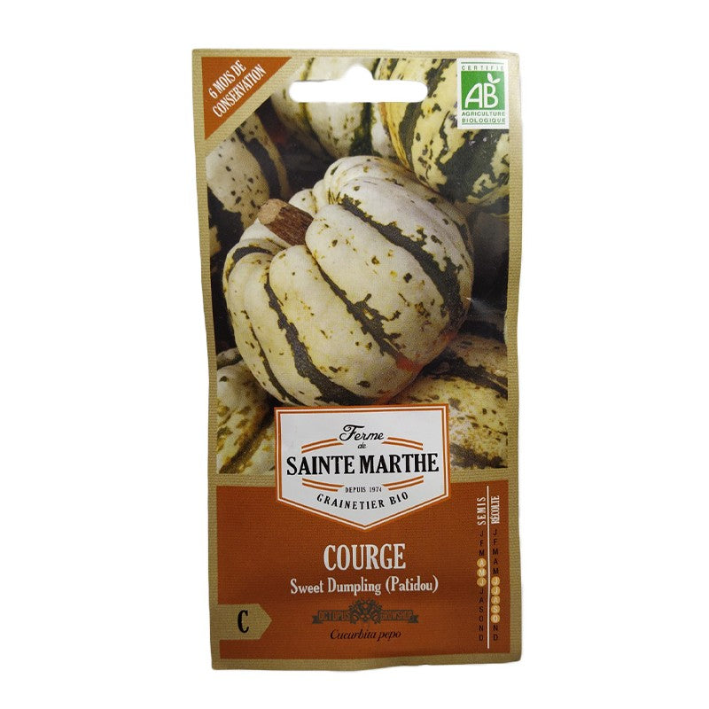 GRAINES BIO - COURGE SWEET DUMPLING (PATIDOU)