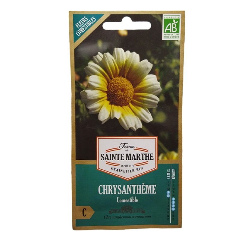 GRAINES BIO - CHRYSANTHEMES COMESTIBLES