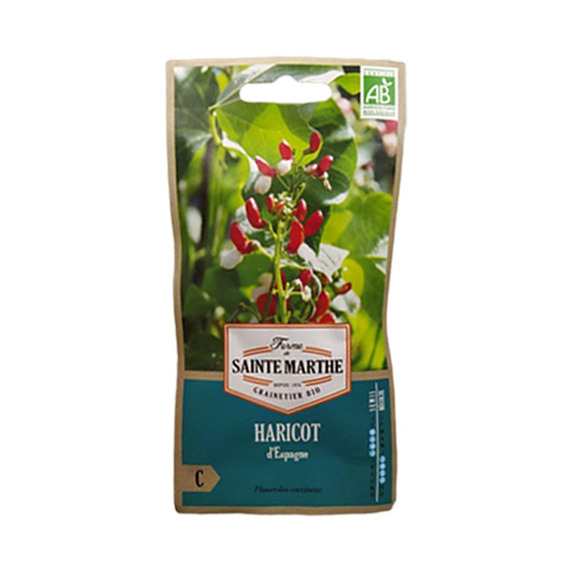 GRAINES BIO - HARICOT D'ESPAGNE