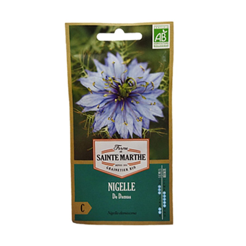 GRAINES BIO - NIGELLE DE DAMASE DOUBLE VARIEE
