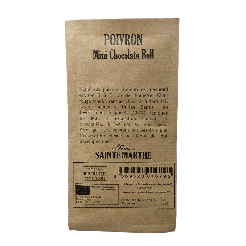 POIVRON MINI CHOCOLATE BELL NT