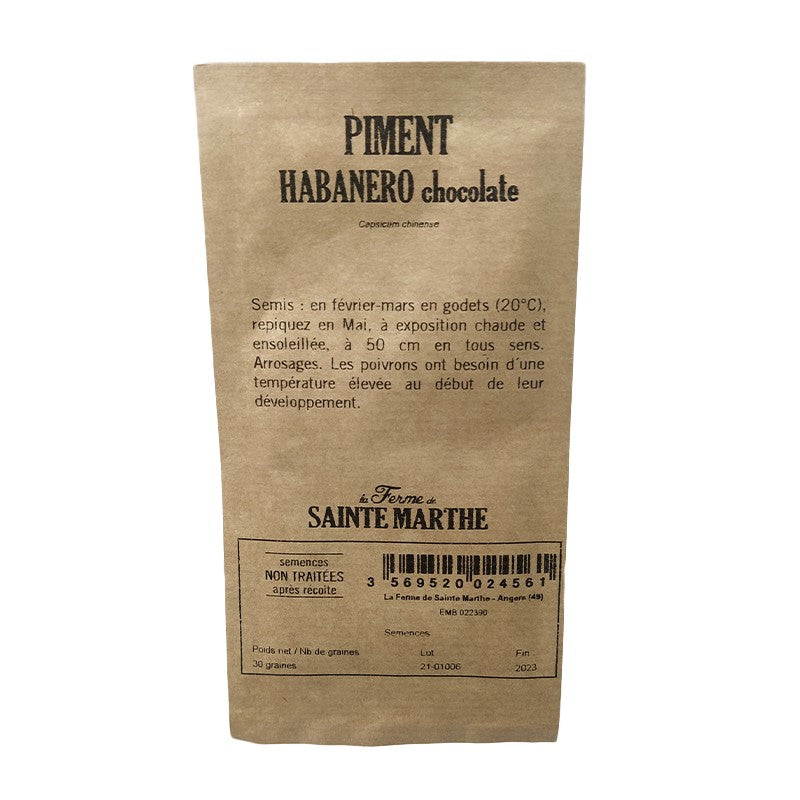 PIMENT HANANERO CHOCOLATE NT