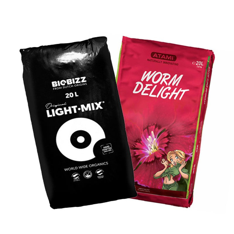 PACK Light Mix 20L + Worm Delight 20L