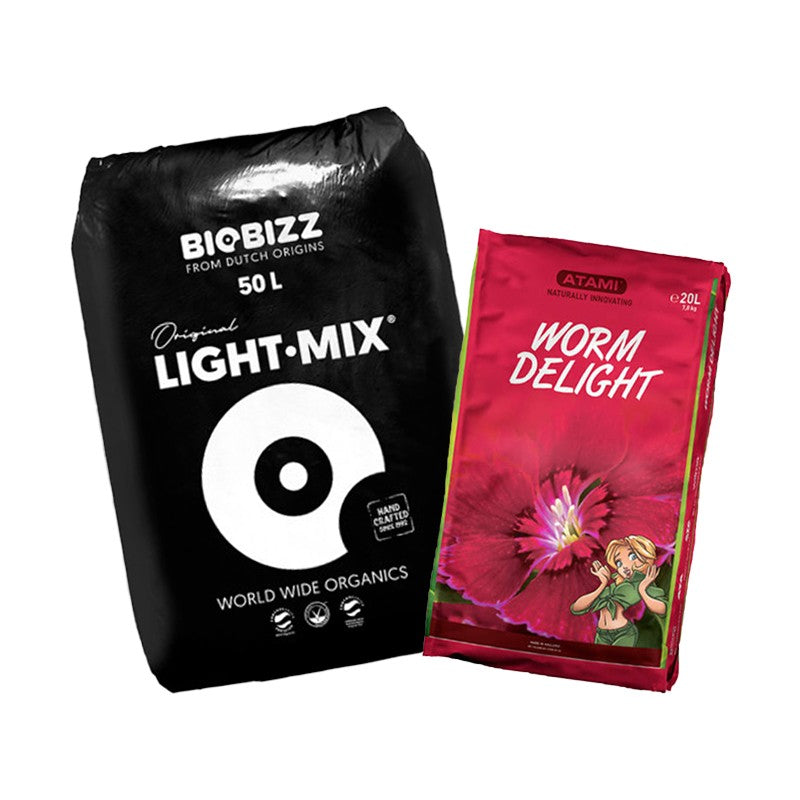 PACK Light Mix 50L + Worm Delight 20L