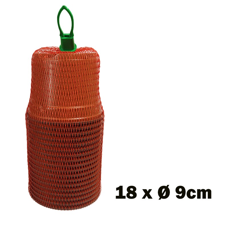 LOT 18 POTS RONDS Ø 9cm