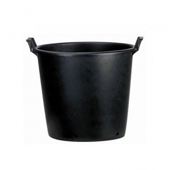 POT EXTERIEUR A POIGNEES NOIR 50/45X41 50L