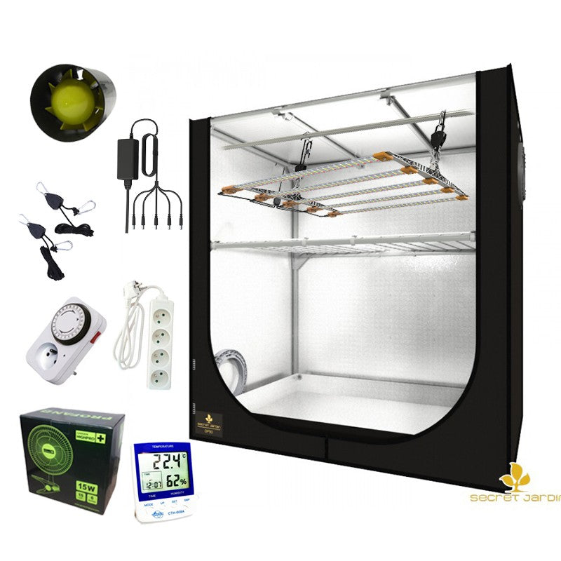 KIT BOUTURAGE / PROPAGATION 90x60 + LEDS 5x20W 3500K CROISSANCE/FLORAISON