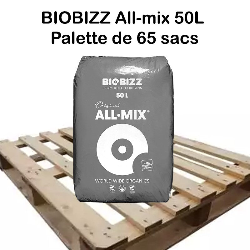 PALETTE DE 65 SACS - BIOBIZZ ALL MIX 50L