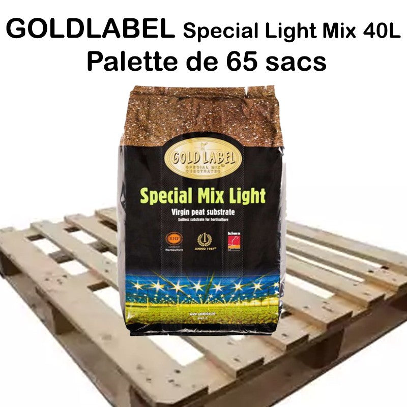 PALETTE DE 65 SACS - GOLD LABEL SPECIAL-MIX LIGHT 40L