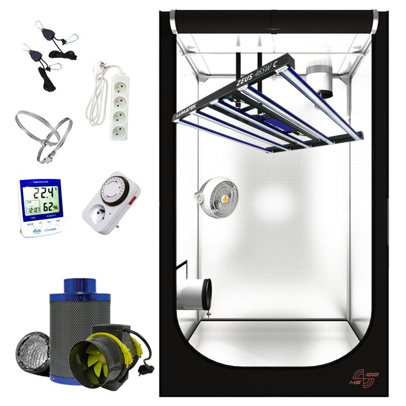 PACK COMPLET 100x100 LED ZEUS 465w