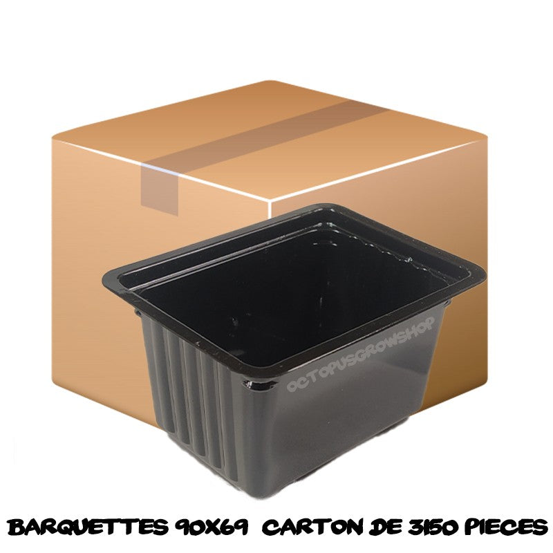 Barquettes Micropousses & Semis 90x69mm pour tapis de cellulose 45x68mm