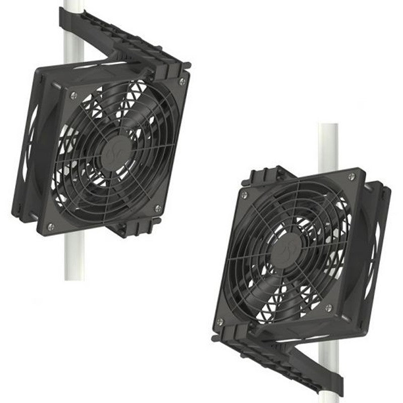 MONKEY FAN Pack de 2 Mni Ventilateurs 1.5W 100m3/h MF2X120 - Secret Jardin