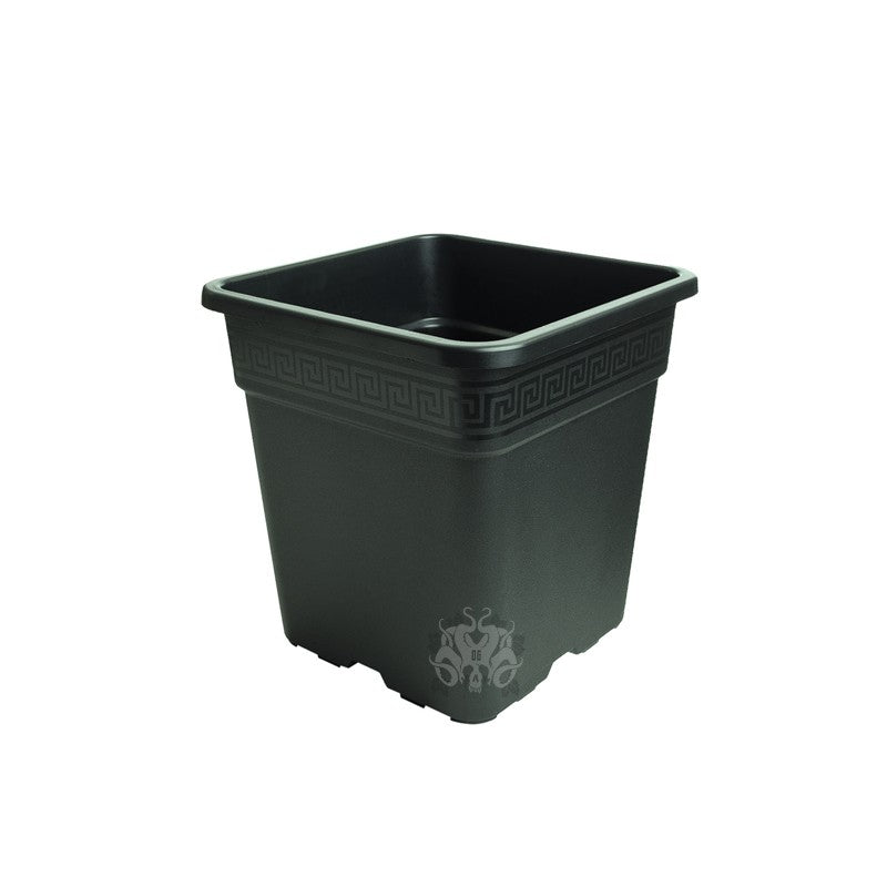 POT CARRE NOIR 18LTR (30.5X30.5X30.5)