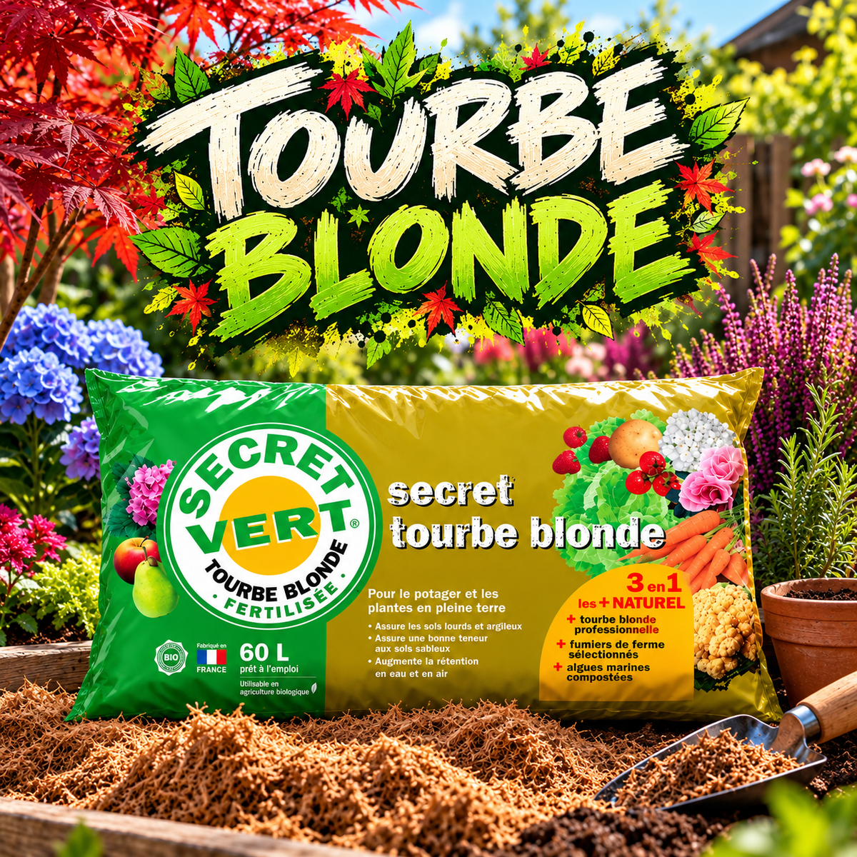 TOURBE BLONDE UAB - 60L