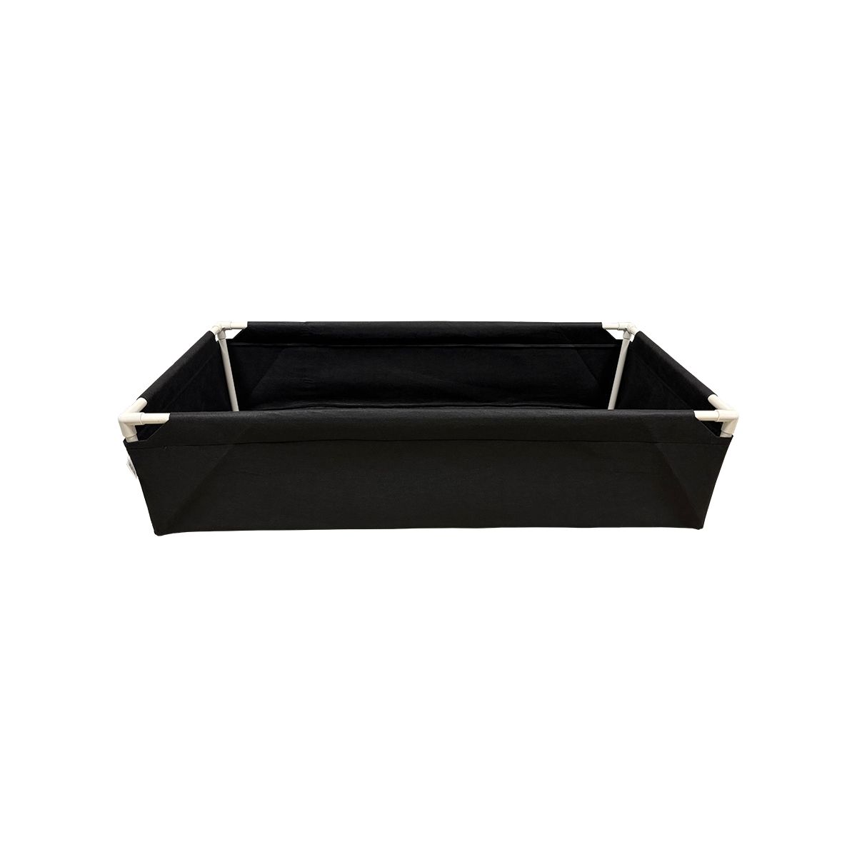 Jardinière en feutre géotextile noir GREENCUBE - Bac de 122x61x30cm - Tube PVC Ø20