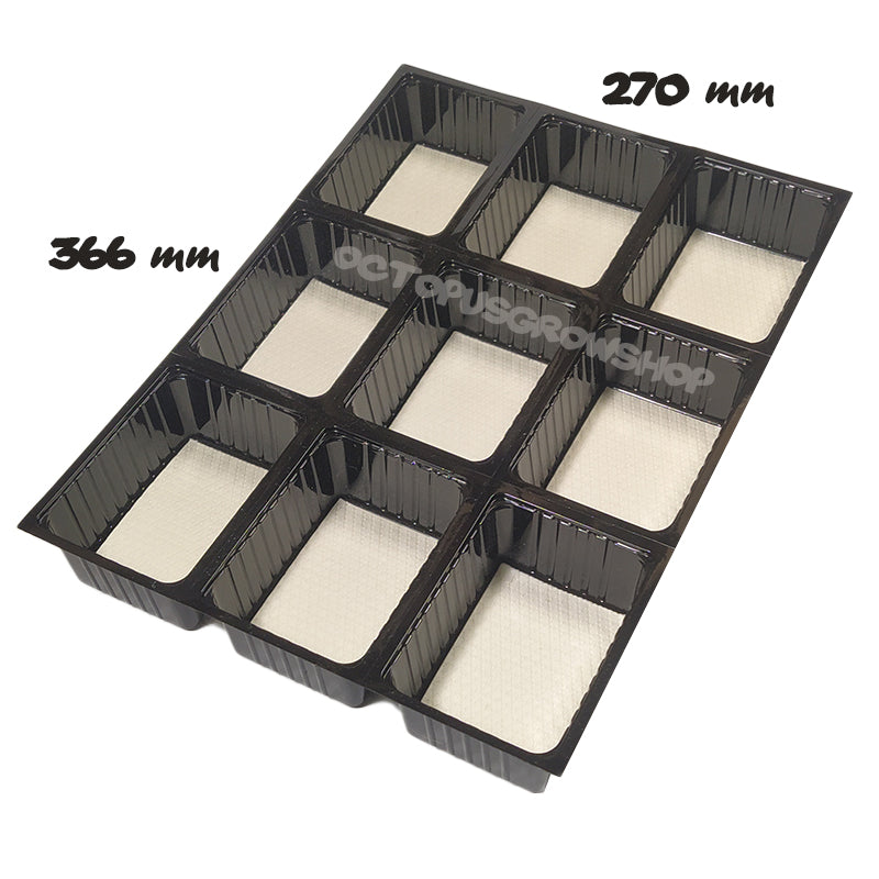 Kit Culture Micropousses - Barquettes 122x90mm + Tapis de Cellulose (95x65 mm)