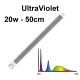 COSMORROW TUBE LED  50cm ULTRAVIOLET 20W ETANCHE