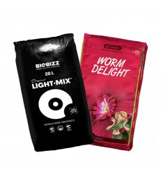 PACK Light Mix 20L + Worm Delight 20L