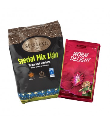PACK Spécial Light Mix 45L + Worm Delight 20L