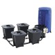 Système IWS R-DWC Pro 4 pots avec Timer & Réservoir 100 litres