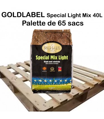 PALETTE DE 65 SACS - GOLD LABEL SPECIAL-MIX LIGHT 40L