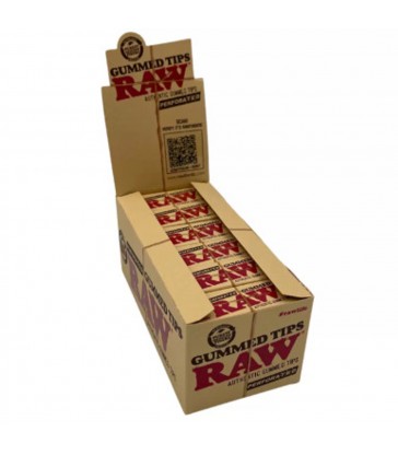 RAW GUMMED TIPS , CARTON DE 24 BOITES