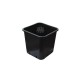 POT CARRE NOIR 6LTR (18X18X23CM) 