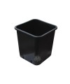 POT CARRE NOIR (22X22X26CM) 11LTR