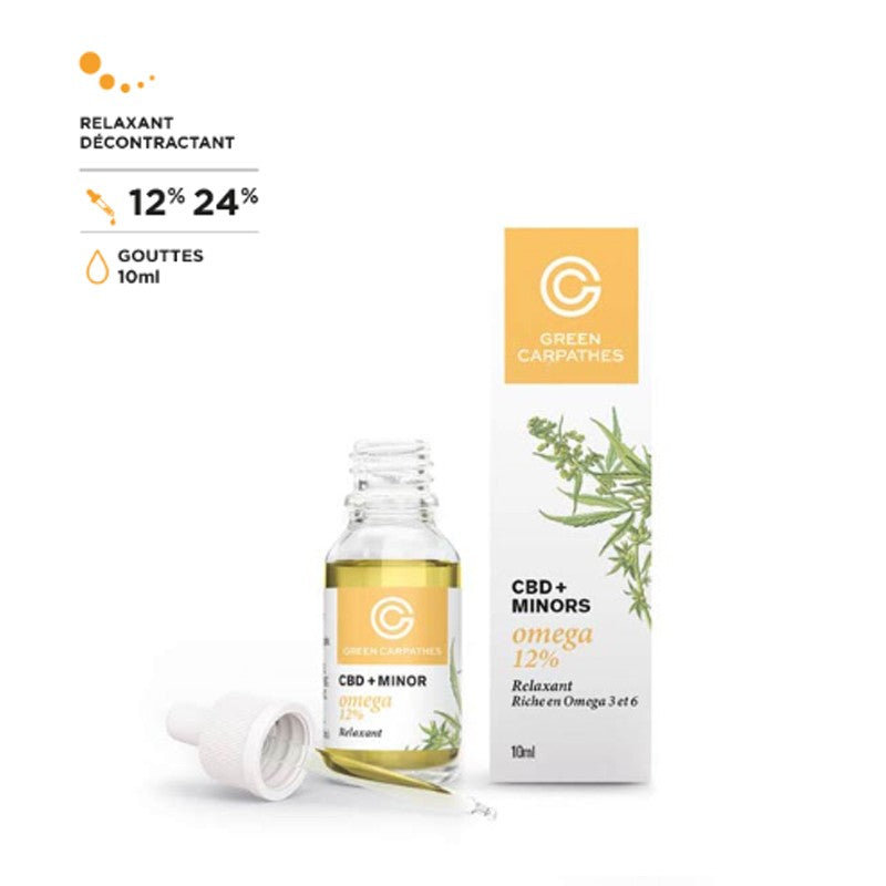 Huile OMEGA CBD 12% + OMEGA 3 & 6 10ml
