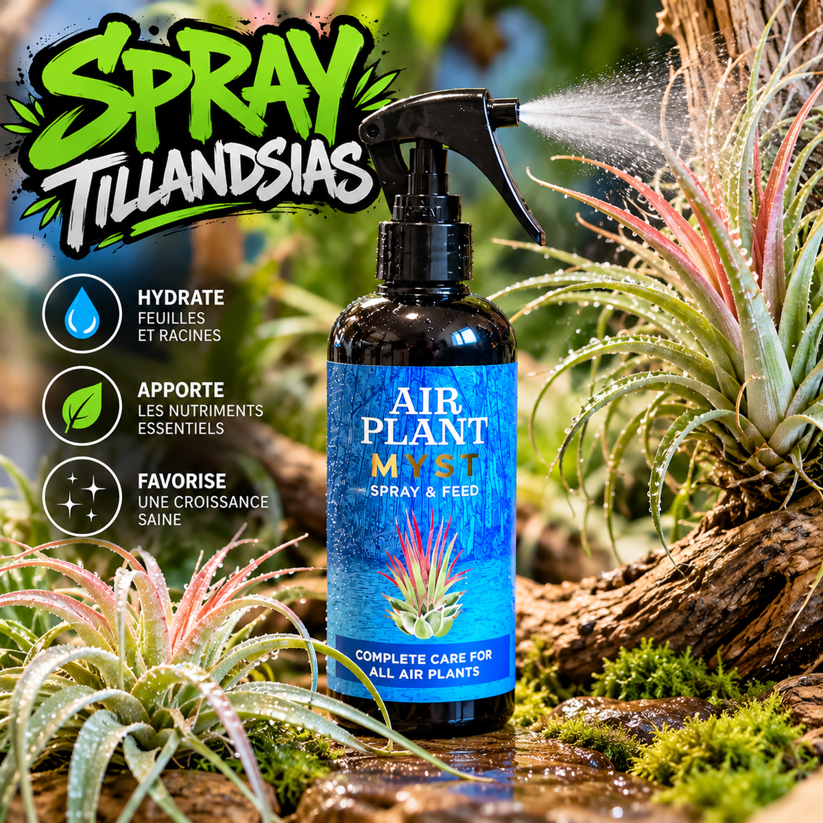 AIR PLANT MYST 300ML SOIN COMPLET POUR TILLANDSIAS